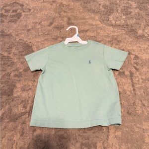Polo by Ralph Lauren Mint Green Short-Sleeve Tee with Blue Pony Logo